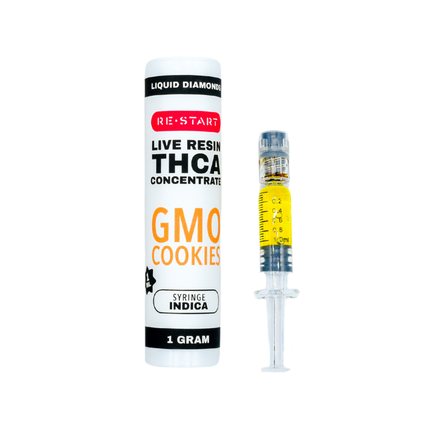 THCA Live Resin Dab Syringe (I) GMO Cookies + Free Accessory / 1ml/1G (Reg. Price $45)